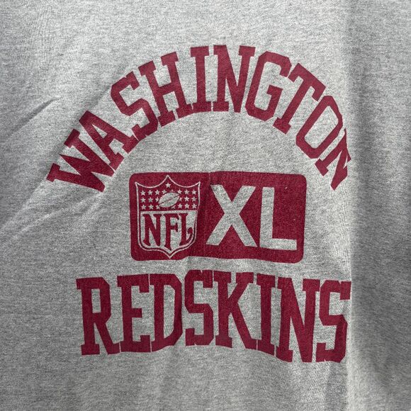 Vintage Washington Redskins Shirt XL Gray Vintage 90s Starter NFL USA Spell Out - Picture 1 of 8